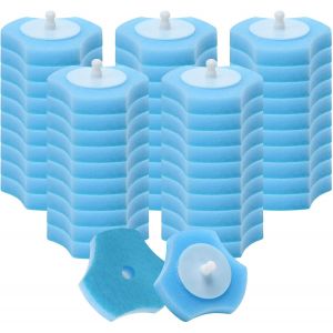 ChenQuanSarl-Tête De Rechange De De Toilette Jetable De 50 Pièces, Têtes De Recharge Jetables, Tête De Rechange Jetable Pour Baguette De Toilette, Recharges De De Toilette Jetables Asin - Neuf