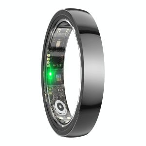 Bague Connect&eacute;e Taille 10 &Eacute;tanche Moniteur Cardiaque Et Sommeil Sport Multifonction Noir Yonis - Neuf