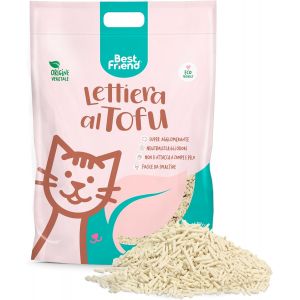 Kalanka-Record Best Friend - Liti&egrave;re Pour Chat Au Tofu 5,5 L Agglom&eacute;rant Et V&eacute;g&eacute;tal - Jusqu'&agrave; 30 Jours D'utilisation - Se D&eacute;barrasse Dans Les Bios Ou Les Toilettes - Sable Chat Anti-Odeur Classique, - Neuf