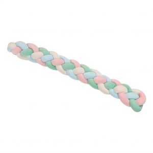 Tour De Lit Confortable Pour Bebe, Protection De Securite, Decoration De Berceau (Rose, Bleu, Vert, Blanc, 1 M) - Neuf
