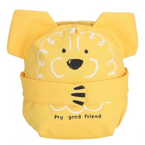 Sac a dos reglable pour tout-petit, cartable d'exterieur pour bebe, motif animal mignon, sac a dos pour enfants, jaune - Neuf