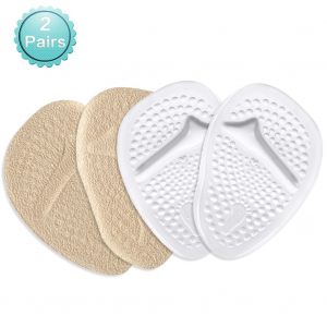 2 Paires De Coussinets Antiderapants Pour Chaussures, Semelles Interieures En Silicone Pour L'avant-Pied, Pour Femmes - Neuf