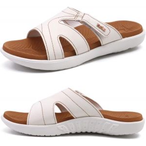 Slep-Claquette Femme Orthopédique Mode Legere Soutien Plantaire Sandales Reglables Confort Yoga Mat Été Plage Piscine Douche Mules - Neuf