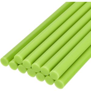 Bâtons de Colle Mini pour Pistolet à Colle Chaude 0,43 Pouce x 4 Pouces Vert Vif 12 Pièces - Neuf