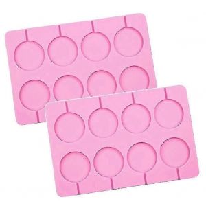 2 moules à sucette en silicone,grandes moules à ventouse d'une capacité de 8 pièces,idéal pour la sucette,le chocolat - Neuf
