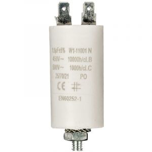 Condensateur De D&eacute;marrage 1,5&Acirc;&micro;f - 450v &agrave; Cosses - Neuf