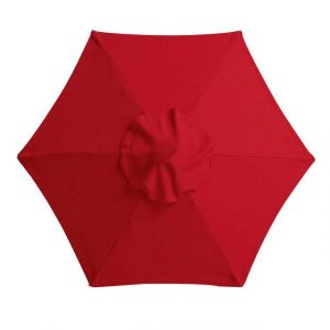 Pare-soleil en polyester pour l'extérieur,grille de de surface parapluie,grille anti-pluie,6/8 nervures - Type Red-2.7M 8Ribs - Neuf