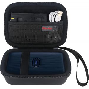 MEVRONISSHOP-Fujifilm Instax Mini - Link 2 / Fujifilm Instax Mini - Link Smartphone Imprimante, Instantan&eacute;e Photo Imprimante &eacute;tui de Protection de Voyage, Noir - Neuf