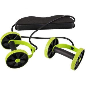 Rouleau De R&eacute;sistance Ultimate Fitness Avec Corde De Traction R&eacute;glable Pour Un Entra&icirc;nement Complet Du Corps - Abdominaux, Bras, Jambes Et Plus Encore ! - Neuf