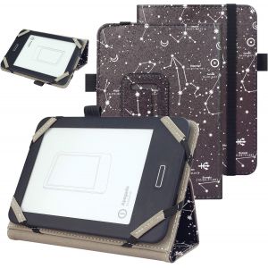 GUOP-Coque De Protection Universel Pour Kindle Paperwhite Kobo Liseuse 6 Pouces,Étui Folio Compatible Avec La Liseuse Sony/Kobo/Tolino/Pocketbook/Kindle 6 Pouces-Constellation - Neuf