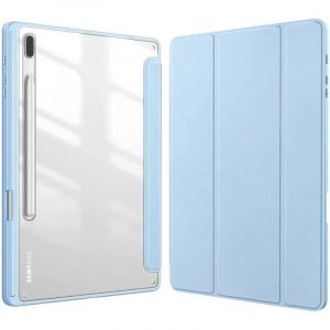 Chicslick-Pour Samsung Galaxy Tab S10 S9 Fe 10.9 11 Plus 12.4 Pouces Étui Porte-Crayon Housse De Tablette Pour Tab A9 S9 S8 S7 11 ""Plus 12.4"" Funda,Tab S8 11 Inch,Bleu Ciel[X1254] - Neuf