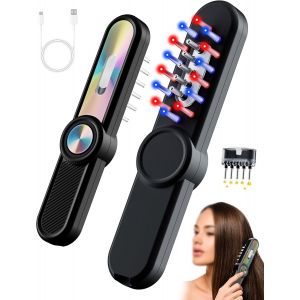 Masseur De T&ecirc;te &Eacute;lectrique Pour Cuir Chevelu, 19 T&ecirc;tes De Massage Et 3 Modes, Massage Profond Du Cuir Chevelu, Rechargeable, Imperm&eacute;able Ipx7 - Neuf