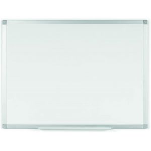 JEXNOVASHOP-Tableau Blanc Magnétique, 60 x 45 cm, avec cadre en aluminium et porte-marqueurs - Neuf