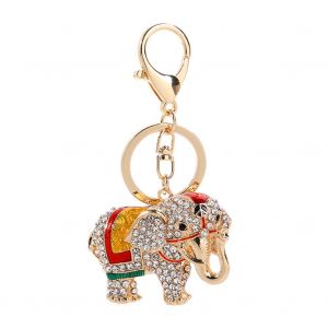 Pendentif De Sac En Forme D'elephant Mignon Pour Fille, Decoration Cadeau (Jaune) - Neuf