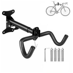 Rétractable Mural support à Vélo pour Garage, d'Économiser de l'Espace Vertical, de Montagne, porte Vélo, Vélo de Montagne Titulaire, Mural Vélo Crochet, Pince Verticale Vélo Rack de Stockage (Charge - Neuf