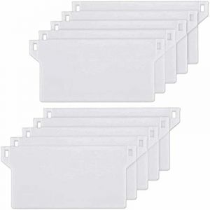 Lot de 10 plaques de lestage de 125 mm pour stores verticaux California Blind, kit de réparation de rideaux verticaux, blanc - Neuf