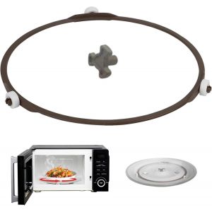 Support pivotant Universel Four àmicro Ondes,Anneau Support Plateau tournant Interne Four,pour Tourne-Disque en Verre,pour Plaque de Base,Anneau Pivotant,avec Bosch,Siemens,AEG,Severin (17.8cm) - Neuf