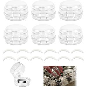6 Cache-Boutons De Cuisini&egrave;re Pour S&eacute;curit&eacute; B&eacute;b&eacute;,Couverture De Bouton Pour Cuisini&egrave;re,Bloc De Protection Pour La S&eacute;curit&eacute; De Enfants,Bouton De S&eacute;curit&eacute; Four,Protection Pour Cuisini&egrave;re &Agrave; Gaz - Neuf