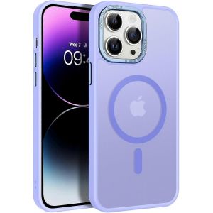 Magn&eacute;tique Pour Iphone 14 Pro Casetranslucide Matte 14 Pro Phone Case Slim Fit Antichoc Femmes Hommes Filles Gar&ccedil;ons Housse De Protection Pour Iphone 14 Pro 6 - Neuf