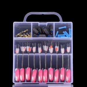 Bouchons De Peche Space Beans, Emerillons Roulants, Ensemble D'accessoires (M) - Neuf
