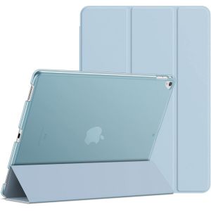 Coque Pour Ipad Pro 12,9 (1&egrave;re Et 2&egrave;me G&eacute;n&eacute;ration, Mod&egrave;les 2015 Et 2017), Housse &Eacute;tui Rabat &Agrave; Fonction R&eacute;veil/Sommeil Automatique (Bleu Clair)[Coq9126532] - Neuf