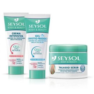 Kit Seysol Body&beauty Crema Intensiva Anticellulite, Gel Effetto Feddo Anticellulite, Talasso Scrub - Neuf