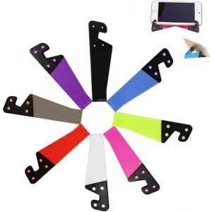 8 Supports De T&eacute;l&eacute;phone Portable Universels, Ensemble De Supports en Forme De v De Poche Pliable en Plastique, Couleur Portable, Ipad, Tablette, Lecteur &Eacute;lectronique, T&eacute;l&eacute;phone Portable - Neuf