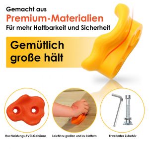 60x Prises D'escalade Mur De Bloc Outdoor Color&eacute; Rocher D'escalade Enfants Pierres D'escalade - Neuf