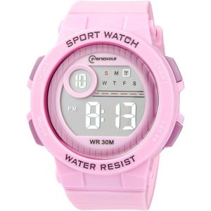 Kalanka-Montre Enfant, Led Montre-Bracelet Pour Enfant, Montre De Sport Etanche À 30m, Montre Enfant Numériqueavec Silicone, Mignon Montres Pour Tout-Petits Pour 3-11 Fille Et Garçons - Neuf