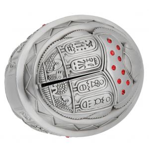 Cendrier portable en alliage de zinc en forme de scarabee, petite boite, joli cadeau, decoration d'interieur (argent) - Neuf
