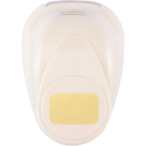 Chenquansarl-Perforatrice Rectangle, 2,5 Cm, 1 Pi&egrave;ce, Jusqu'&agrave; 160g, Pour Loisirs Cr&eacute;atifs Et Scrapbooking, Blanc/Rose, Medium - Neuf