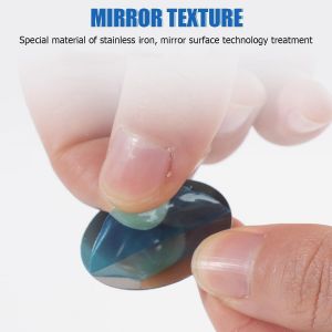 6 Pièces Patch Magnétique Téléphone Voiture, Plaques Métal Support Téléphone Voiture Magnétique Plaque Métal Mince Avec Adhésif, Patch Magnétique Pour Téléphone Portable Voiture(Rond) - Neuf