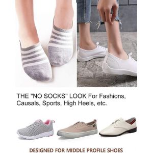 4 Paires No Show Chaussettes Femmes Coton No Show Chaussettes Liners - Neuf
