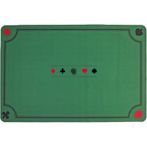 Tapis De Jeu - Jeu De Cartes - 140352 - Vert - Antidérapant - 2 À 6 Joueurs - Cartes À Jouer - Jeux De Société - Confortable - Belote - Poker - Tarot - Contrée - 60 Cm X 40 Cm[Z943] - Neuf