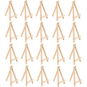 Mevronisshop-Set De 8 Chevalets En Bois Mini, Portable Et Pliable Pour Albums Photo, Menu De Mariage, F&ecirc;tes D'anniversaire (15 X 8 Cm) - Neuf