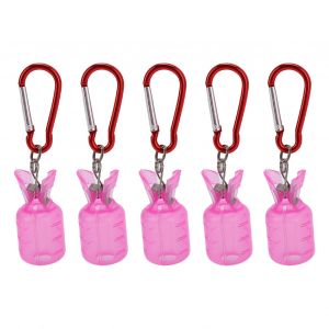 Lot De 5 Housses Pour Hamecons De Peche, Robustes, Portables, Faciles A Installer, Pour La Protection Des Hamecons (Violet) - Neuf