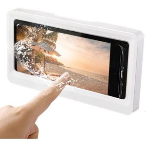 Douche Téléphone Titulaire De La Boîte Étanche À L'eau,Imperméable À L'eau Cas De La Téléphonie Mobile Pour Le Mur Anti-Brouillard Cas De Téléphone Pour La Douche,Salle De Bains,Wc - Neuf