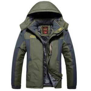Veste Militaire Polaire D'hiver-Parka Imperméable Coupe-Vent Pour Homme,Vert Armée,Taille : Xxxxxl Vert Armée,Xxxxxl - Neuf