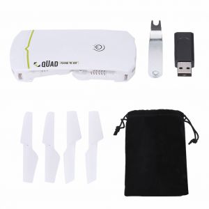 Drone quadricoptere telecommande pliable, helicoptere RC sans tete (0,3 MP) - Neuf