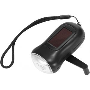 Lampe De Poche Portable À Manivelle 3 Led Alimentée Par Manivelle Pour La Maison, L'Extérieur, Le Camping, La Lampe De Poche Manuelle À Énergie Solaire Pour Les Urgences - Neuf