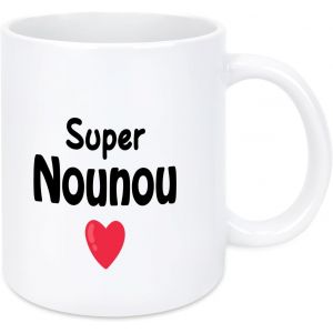 Eryi-Cadeau Nounou Mug 330 Ml Cadeau Maitresse Maitre Professeur Prof Maîtresse D'école Fin D'année Anniversaire Remerciement Noel Cadeaux Merci Pour Cette Année Cadeaux Maitresse D'école Super Nouno - Neuf