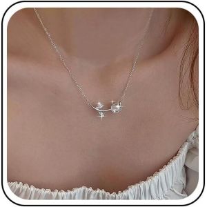 Kal-Collier Fleur De Tulipe Vintage Collier Pendentif Tulipe En Cristal Collier Tulipe Horizontal Collier Ras De Cou Fleur De Tulipe En Strass Petit Collier Cha&icirc;ne Tulipe En Cz Collier Opale En Or - Neuf