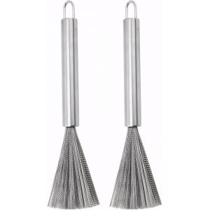 Chenquansarl-À Vaisselle - Outil De Maître De Cuisine En Acier Inoxydable - Manche Long Flexible - Nettoyage Efficace Des Casseroles Et Multifonction - Pour Casseroles, Poêles, Vaisselle Et Plus - Neuf