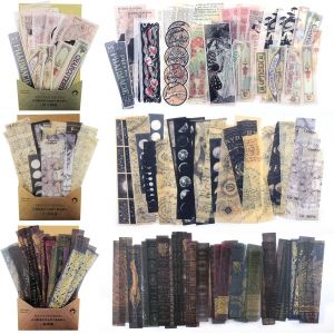 120 Pi&egrave;ces Autocollant Scrapbooking Vintage,3 Styles Papier Craft Vintage Et Autocollants Washi Paper Stickers,Astronomie Autocollants D&eacute;coratifs R&eacute;tro Pour Scrapbook,Album Photo Diy,Journaling - Neuf