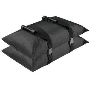 Lot De 2 Poids De Base Pour Parasol, Sacs De Sable Remplissables Pour Terrasse, Poids Robustes Pour Meubles D'ext&eacute;rieur Pour Parasol - Neuf