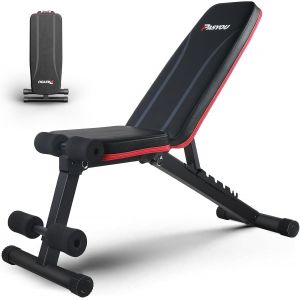 Mevronisshop-Banc De Musculation Pliable, Banc Musculation Complet Inclinable R&eacute;glable, Multifonction 7 In 1 Banc Abdominaux Entrainement Complet Du Corps Fitness&iquest;230kg Capacit&eacute; De Poids Pa300 - Neuf