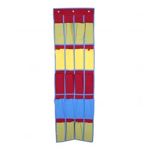 Hjlian Organiseur De Chaussures Mural A 20 Compartiments, Support De Rangement Pour Sacs, Multicolore, Taille M - Neuf