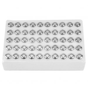 Lot de 50 interrupteurs a bouton-poussoir momentanes en metal, 12 mm, reinitialisation automatique, tete plate, 24 V, lumiere LED, 4 broches (bleu) - Neuf