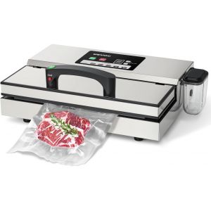 NouvelHorizonstore-Machine &agrave; emballer sous vide professionnelle, puissance d'aspiration 16 litres/min, soudure de 30 cm, &eacute;paisseur de vide r&eacute;glable - Neuf