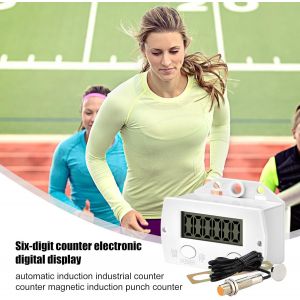 Compteur Num&eacute;rique | Compteur Num&eacute;rique Automatique &Agrave; Affichage Led, Compteur &Eacute;lectronique &Agrave; 6 Chiffres - Neuf